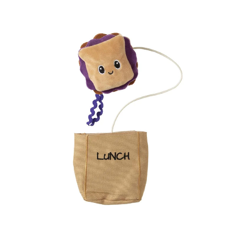 Quirky Kitty Peanut Butter and Jelly Hide-A-Toy Cat Toy