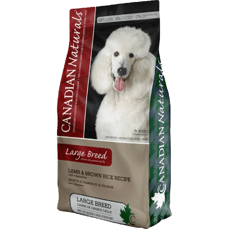 Large Breed Lamb & Brown Rice Recipe for Dogs - Dry Dog Food - Canadian Naturals