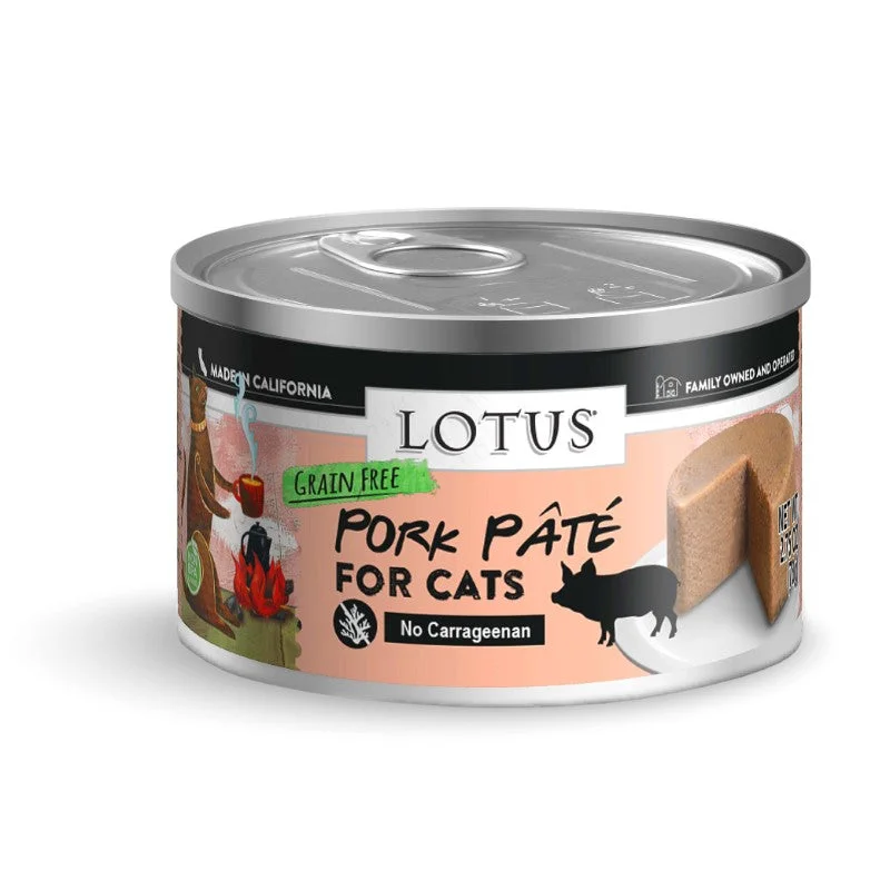 Lotus Wet Cat Food Grain-Free Pâté Pork *Special Order Only*