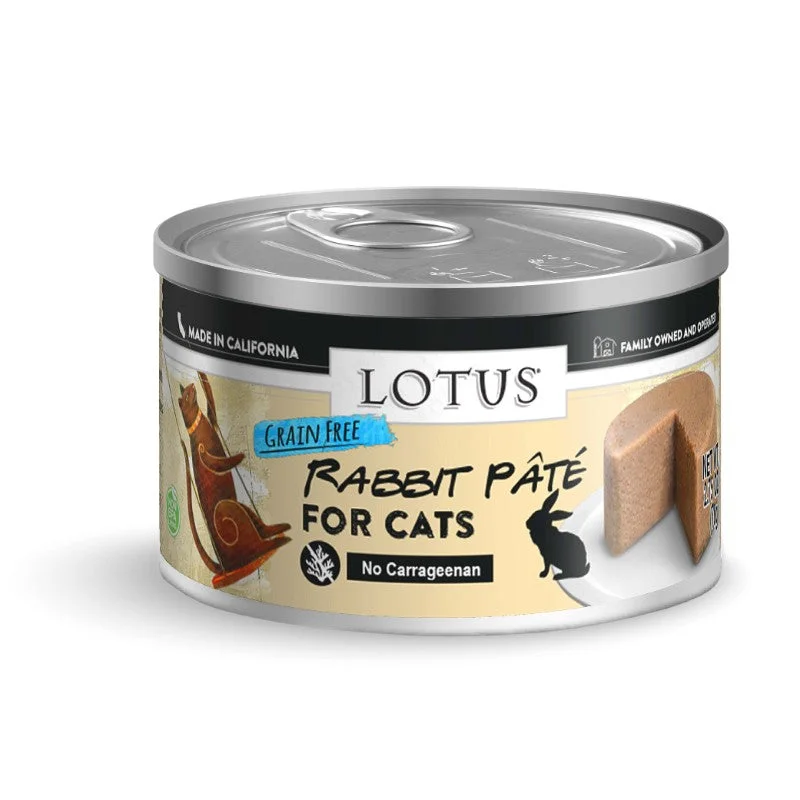 Lotus Wet Cat Food Grain-Free Pâté Rabbit *Special Order Only*