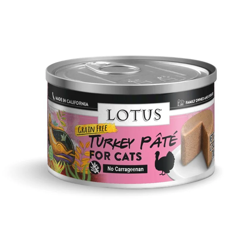 Lotus Wet Cat Food Grain-Free Pâté Turkey *Special Order Only*