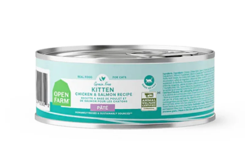 Open Farm Cat Canned Kitten Chicken Salmon 5.3 oz