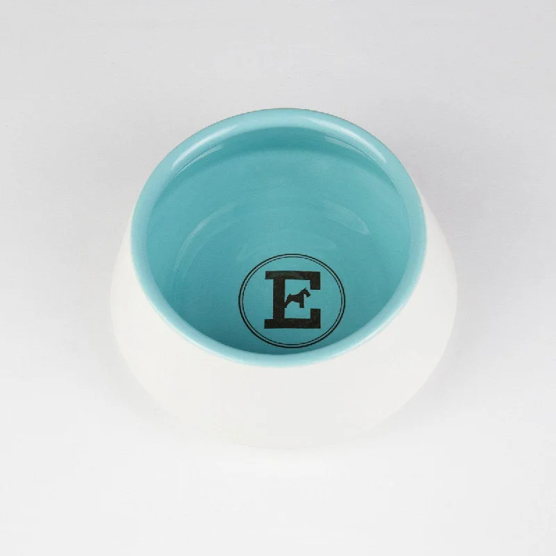 Pale Blue And Mommo Dog Water Bowl