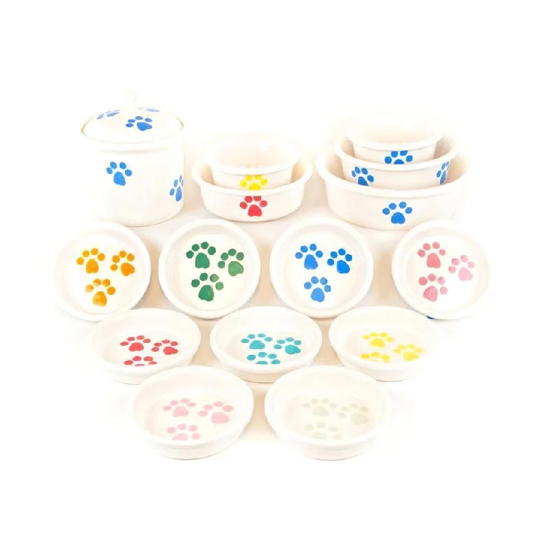 Series B Dog Dinnerware