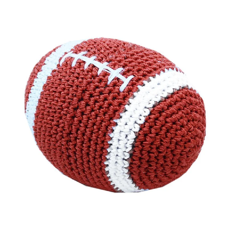 Snap The Football Organic Cotton Dog Toy