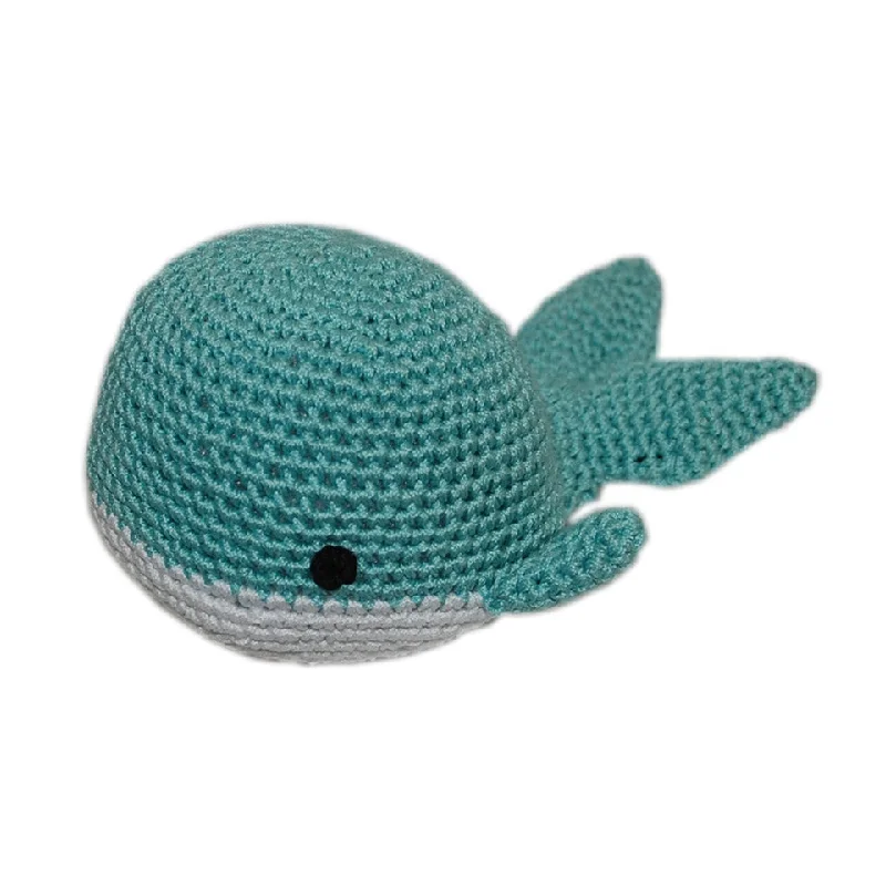 Whale Organic Cotton Dog Toy