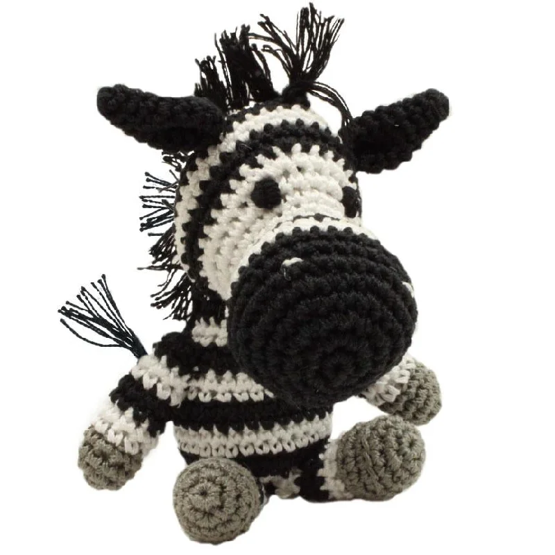 Zsa Zsa The Zebra Organic Cotton Dog Toy