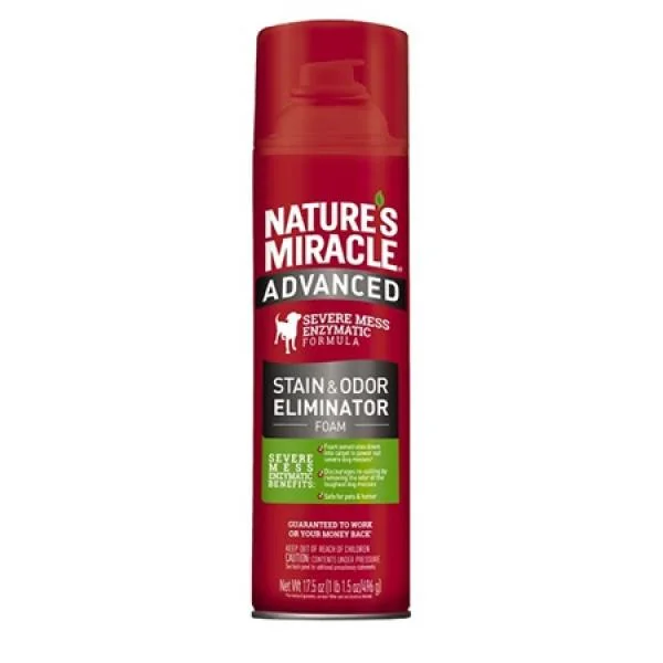 Nature's Miracle Dog Stain & Odor Advanced Foam Aerosol 17.5 oz