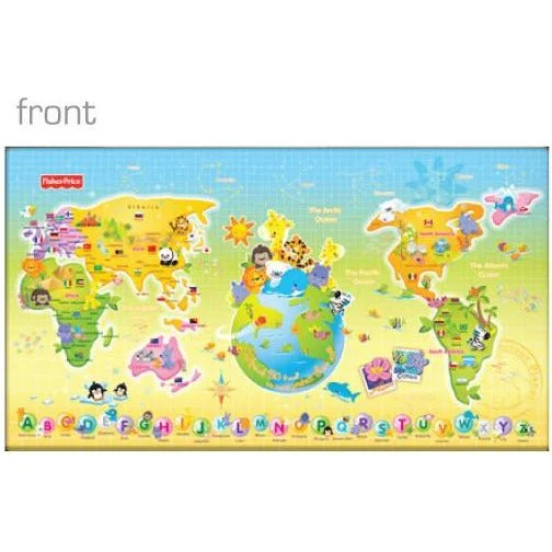 Fisher-Price Playmat - World Map (One-Cut)